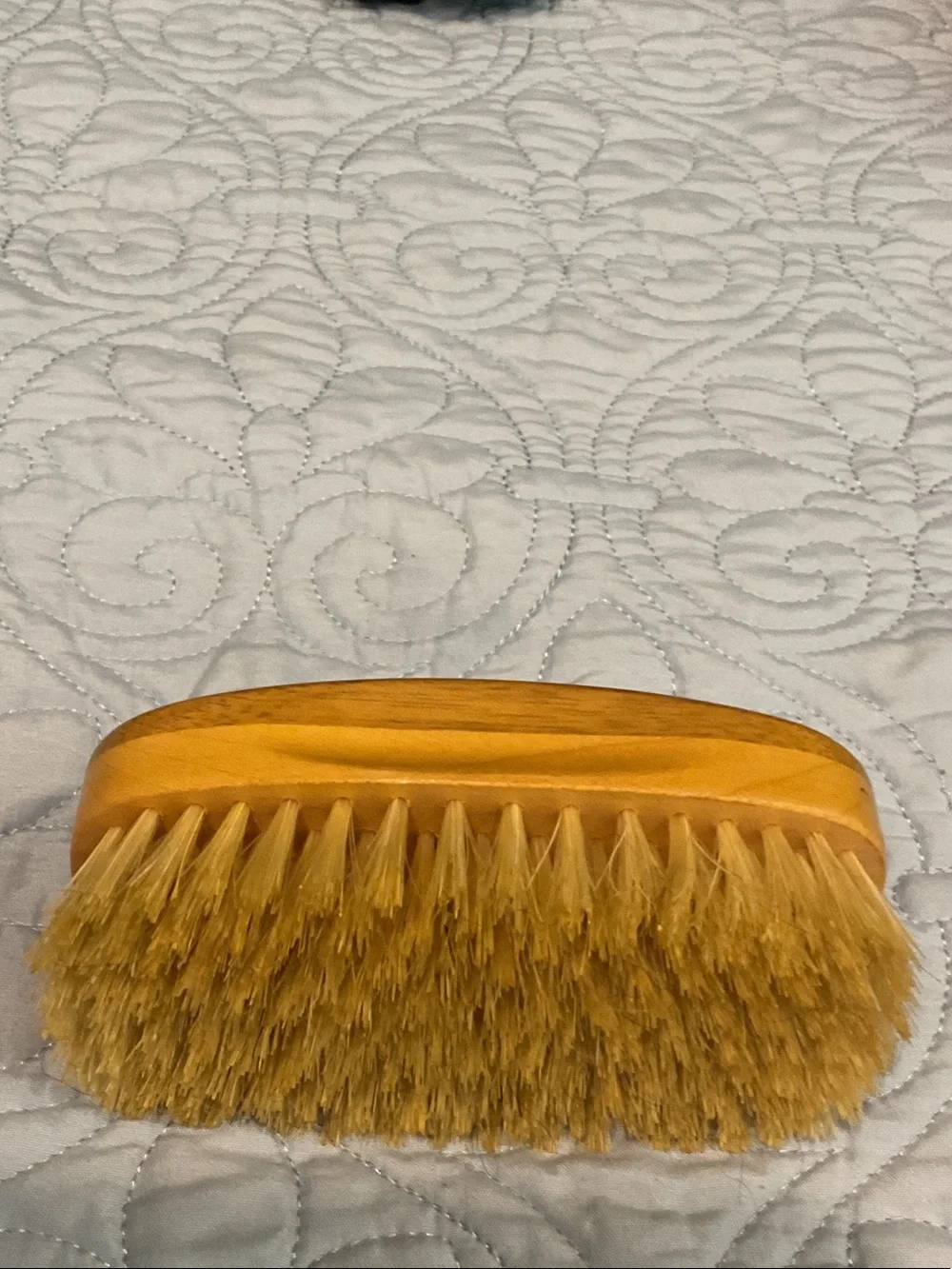 Natural Bristle Handheld Cleaning Brush - Yellow